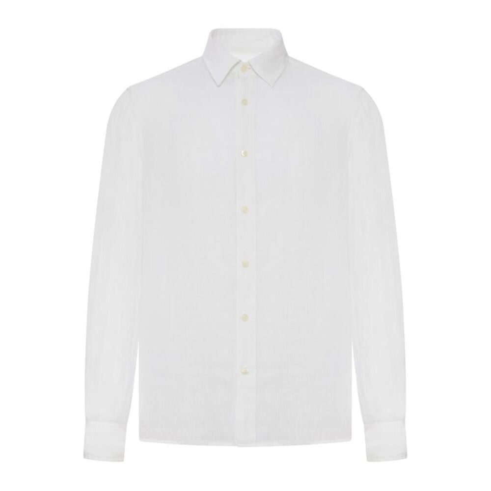 120% Lino Men Regular Fit Linen Shirt